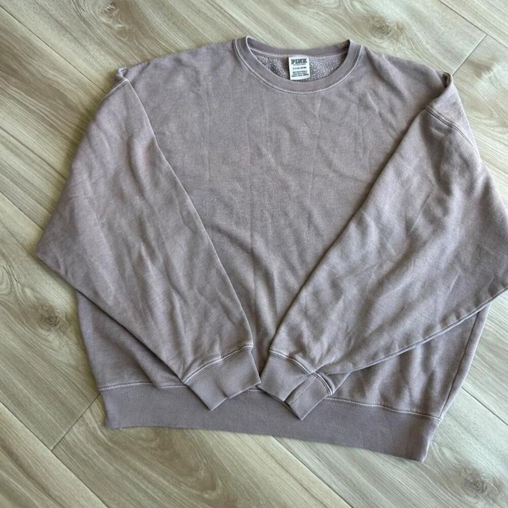 Victoria Secret Pink Women's Brown Tan Sweatshirt